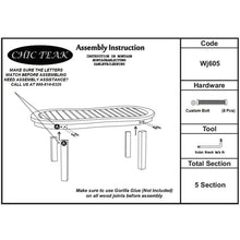 Teak Wood Peanut Coffee Table - Chic Teak