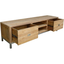 Recycled Teak Wood Stella Media Center with 2 Drawers - Chic Teak