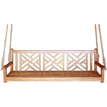 Teak Wood Chippendale Triple Swing - Chic Teak