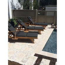 Teak Wood Bahama Pool Lounger - Chic Teak