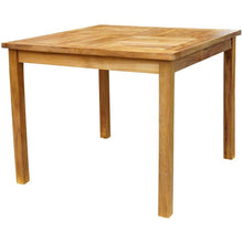 Teak Wood Havana Square Outdoor Bar Table, 35 Inch