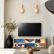 Marina del Rey Dresser / Buffet with 6 Drawers made from Recycled Teak Wood Boats - Chic Teak