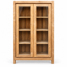 Recycled Teak Wood Singola Bathroom Linen Cupboard - Chic Teak