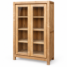 Recycled Teak Wood Singola Bathroom Linen Cupboard - Chic Teak
