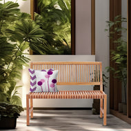 Teak Wood Castle Bench without Arms, 4 ft - Chic Teak