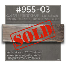 Suar Live Edge Unique Slab Dining Table / Conference Table - 138" Long (choice of table tops)