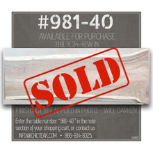 Suar Live Edge Unique Slab Dining Table / Conference Table - 118" Long (choice of table tops)