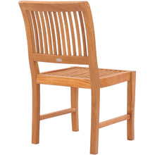 Teak Wood Castle Side Chair