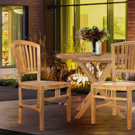 Teak Wood Orleans Side Chair - Chic Teak