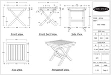 Teak Wood Titanic Folding Side Table
