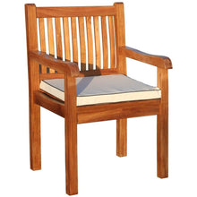 9 Piece Semi Rectangular Teak Wood Elzas Table/Chair Set With Cushions - Chic Teak