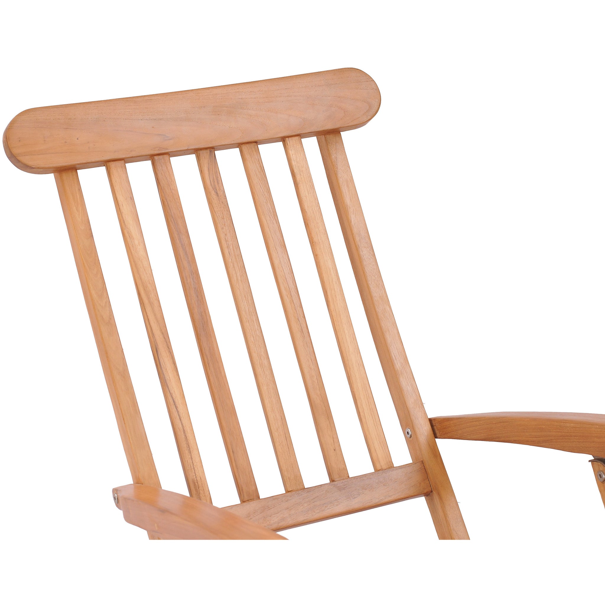 Teak Wood Titanic Outdoor Reclining Steamer Chair by Chic Teak only 570.68