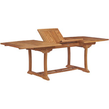 Teak Wood West Palm Semi Oval Extension Table