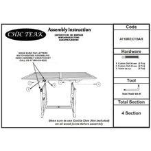 Teak Wood Elzas Rectangular Extension Bar Table - Chic Teak