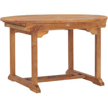 Teak Wood Orleans Round to Oval Extension Table