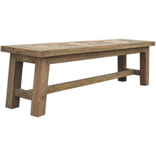 Recycled Teak Wood Tuscany Backless Bench, 63 Inch - Chic Teak