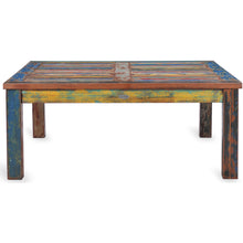 Marina del Rey Square Coffee Table made from Recycled Teak Wood Boats