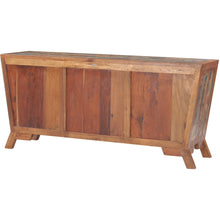 Marina del Rey Cone Shaped Buffet Made From Recycled Teak Wood Boats - 72W x 33H in.