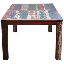 Teak Wood Dining Table Made From Recycled Teak Wood Boats, 71 X 43 Inches - Chic Teak
