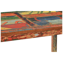 Marina Del Rey Recycled Teak Wood Rectangular Table, Bar Height, 63 x 35 inches