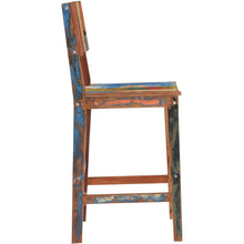 Marina Del Rey Barstool Chair made from Recycled Teak Wood Boats