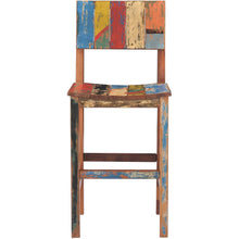 Marina Del Rey Barstool Chair made from Recycled Teak Wood Boats