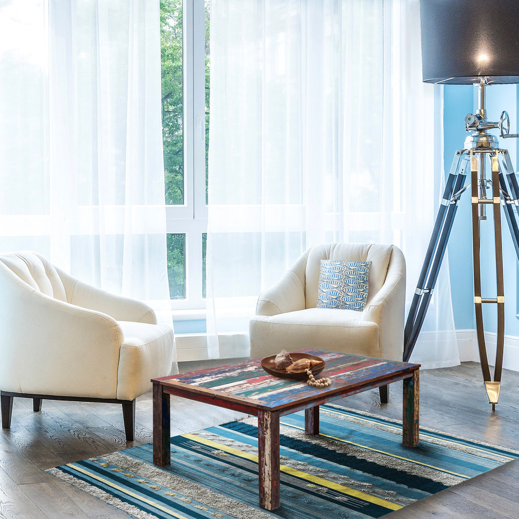 Marina del Rey Rectangular Coffee Table made from Recycled Teak