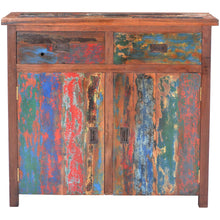 Marina del Rey Chest with 2 Doors & 2 Drawers made from Recycled Teak Wood Boats