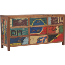 Marina del Rey Dresser / Chest With 9 Drawers Made From Recycled Teak Wood Boats