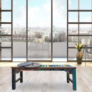 Marina del Rey Backless Dining Bench made from Recycled Teak Wood Boats, 4 foot - Chic Teak