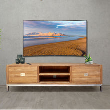 Recycled Teak Wood Stella Media Center with 2 Drawers
