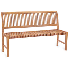 Teak Wood Castle Bench without Arms, 5 ft