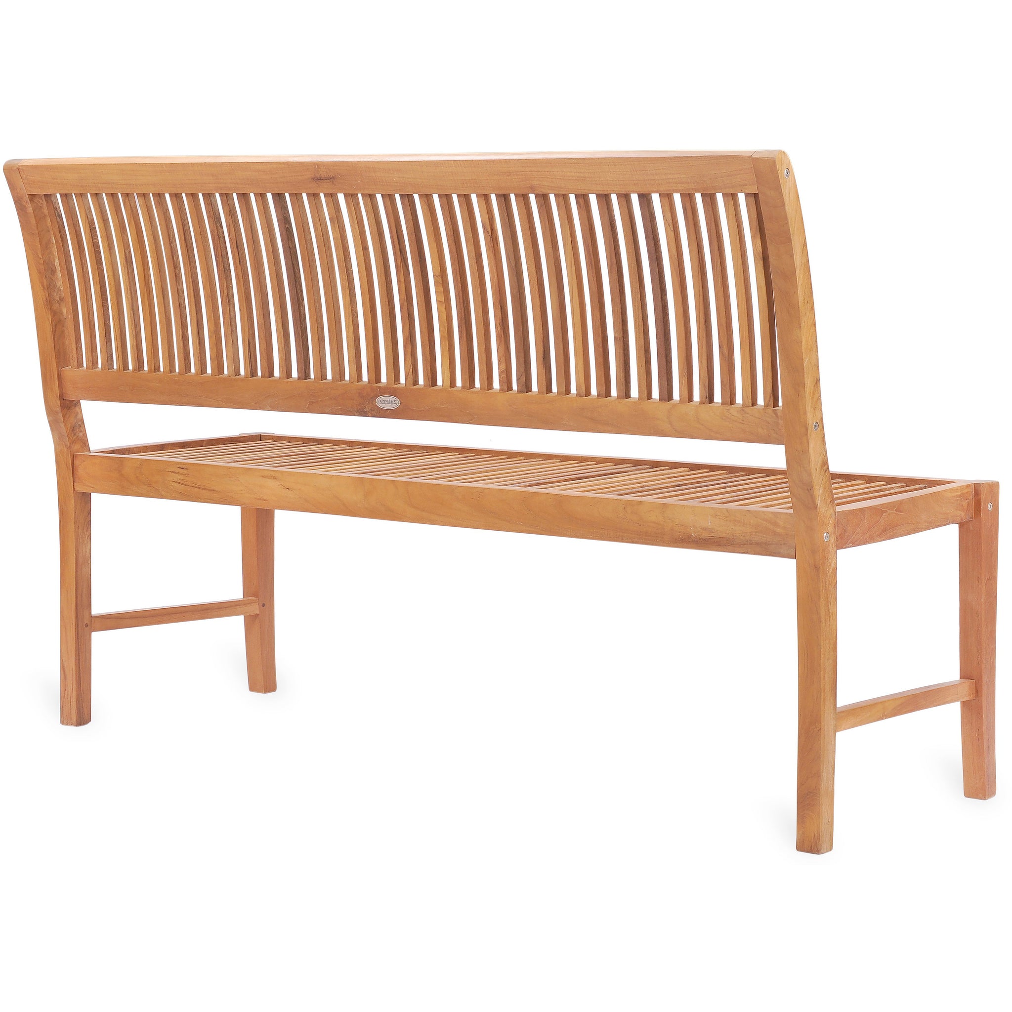Castle Bench Teak Wood Castle Bench without Arms, 5 ft by Chic Teak only $653.25