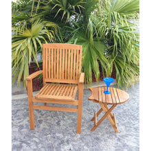 Teak Wood Belize Stacking Arm Chair - Chic Teak