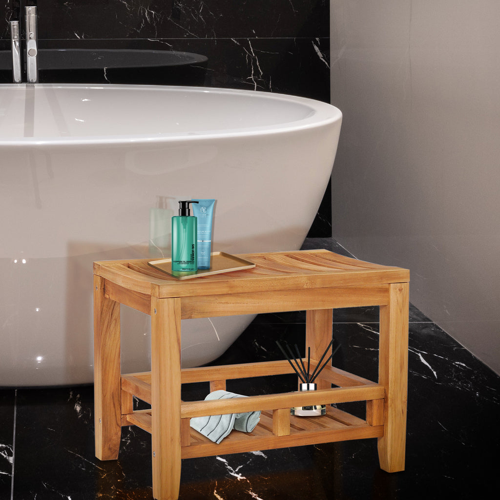 Teak Wood Bahama Shower Stool, 23 inch by Chic Teak only $287.92