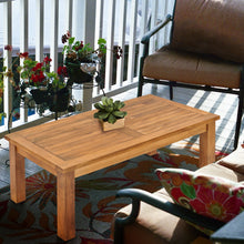 Teak Wood San Diego Rectangular Coffee Table