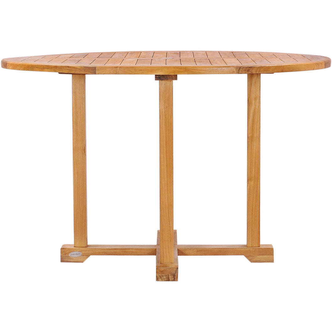 Teak Wood Hatteras Square Folding Patio Table, 35 Inch by Chic Teak only  $553.26