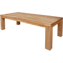Recycled Teak Wood Marbella Dining Table, 102 Inch