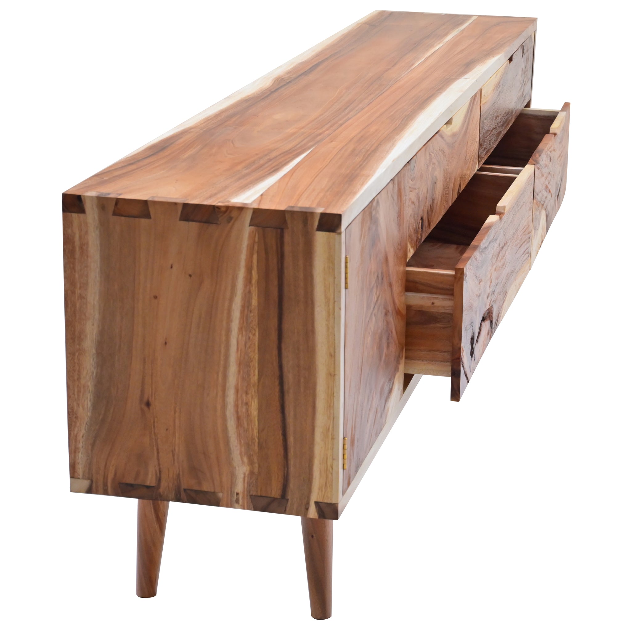 Condesa Suar Live Edge Media Center, Dresser, Chest with 1 door/4