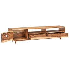 Naissus Live Edge Suar Wood Media Center with 1 door/2 drawers