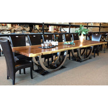 Suar Live Edge Single Slab Hardwood Dining Table/Conference Table, 236 L x 43 W in.