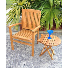 Teak Wood Belize Stacking Arm Chair - Chic Teak
