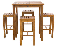 Teak Wood Havana Bar Table, 35 Inch