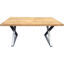 Everglades Reclaimed Wood Rustic Dining Table, 71 inch