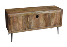 Inca Recycled Mango Wood Media Center with 2 Doors and 1 Drawer