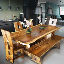 Suar Live Edge Unique Slab Dining Table - 79" Long (choice of table tops)