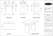 Suar Live Edge Slab Freestanding Bar with Shelf, 59 Inch (choice of table tops)