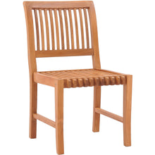 Teak Wood Castle Side Chair