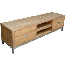 Recycled Teak Wood Stella Media Center with 2 Drawers - Chic Teak